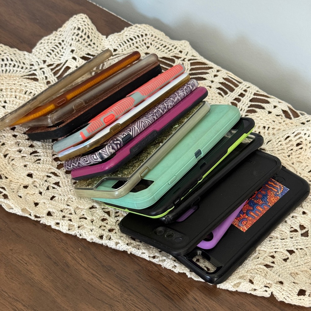 Lot of 13 iPhone Cases OtterBox Speck PINK VS Wood Mandala Mixed Bundle